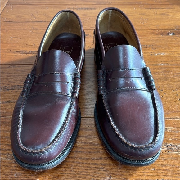 Florsheim Berkley Penny Loafers Men’s 30253 Burgundy Leather Preppy Size 10 D main image 4